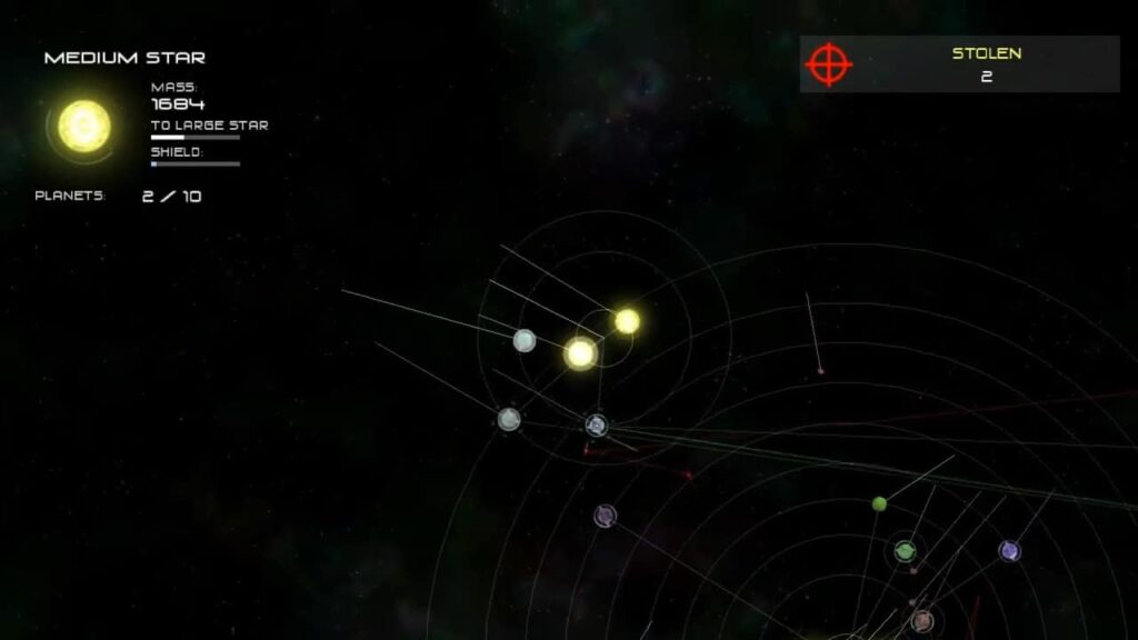 Desafío de múltiples estrellas: logro de ladrón de planetas y maestro ladrón - Solar 2